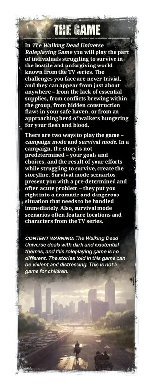 The Walking Dead Universe RPG Starter Set - EN