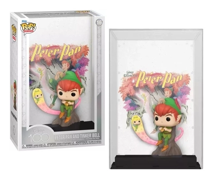 POP Movie Poster Disney 100 Peter Pan &Tinker Bell