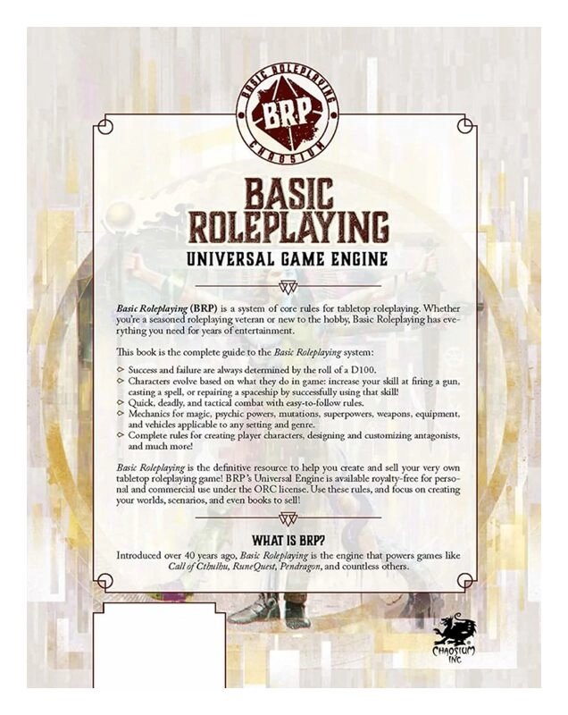 Basic Roleplaying: Universal Game Engine - EN