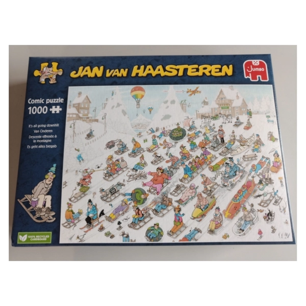 Es geht alles bergab - Jan van Haasteren (Leicht defekte Verpackung)