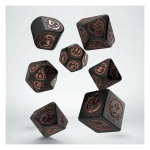 Dragons Modern Dice Set Black & Copper