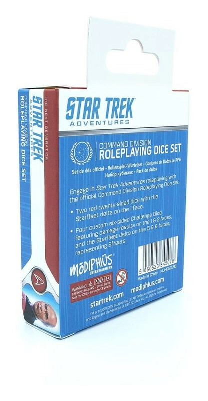 Star Trek Adventures Command Division Dice Set