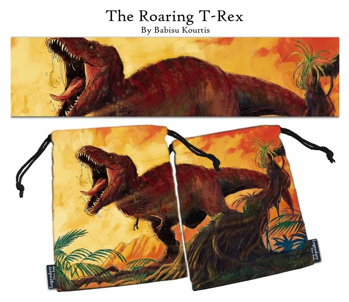 The Roaring T-Rex Legendary Dice Bag