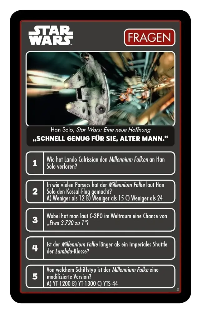 Top Trumps Quiz – Star Wars