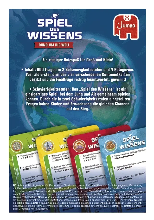 Spiel des Wissens - Rund um die Welt - Das Kartenspiel