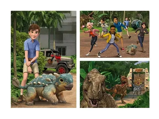 Jurassic World, Abenteuer auf Isla Nublar 3x48 Teile