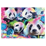 Neon - Blumen-Pandas