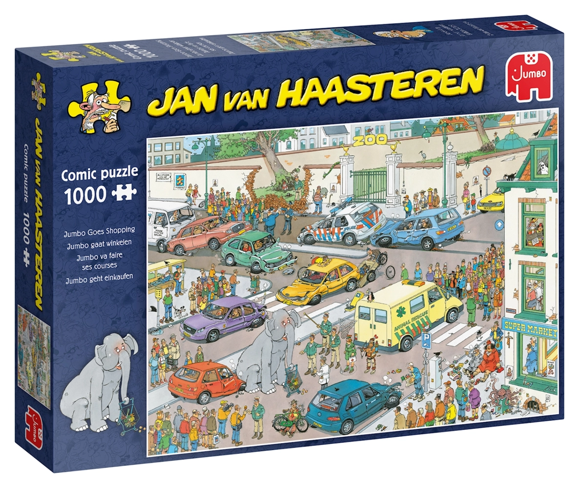 Jumbo geht einkaufen - Jan van Haasteren