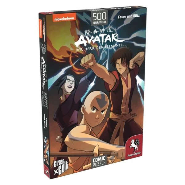 Avatar - Der Herr Der Elemente: Feuer und Blitz - 500 Teile Puzzle