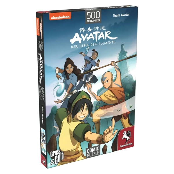 Avatar - Der Herr Der Elemente: Team Avatar - 500 Teile Puzzle