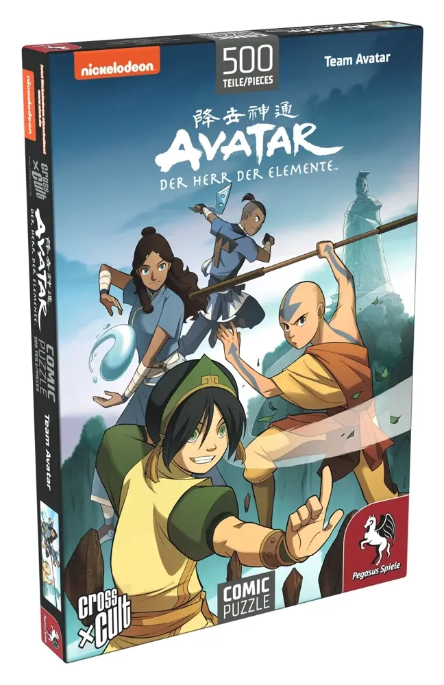 Avatar - Der Herr Der Elemente: Team Avatar - 500 Teile Puzzle