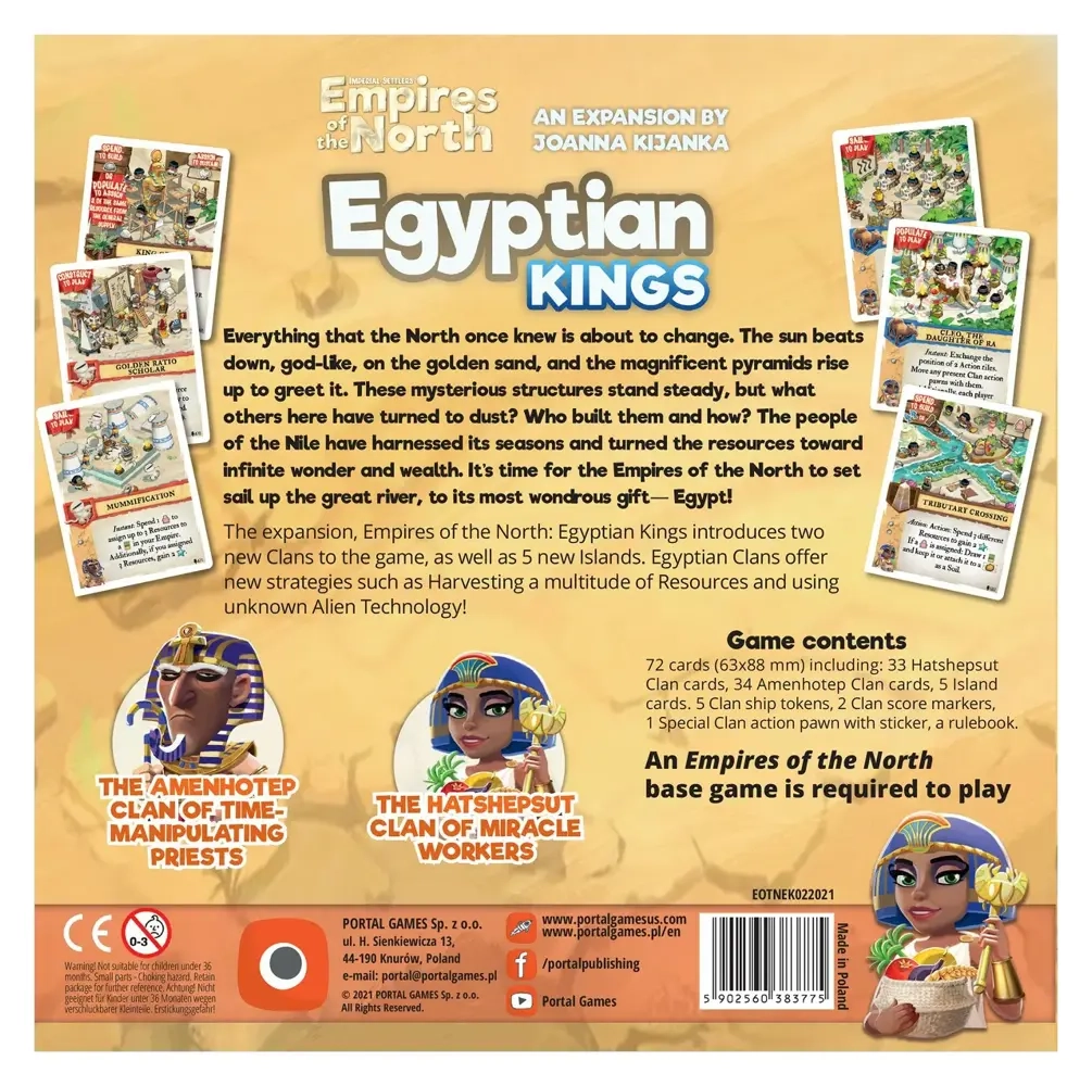 Empires of the North: Egyptian Kings - Expansion - EN