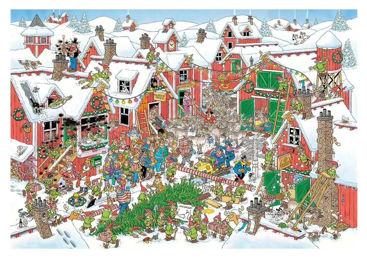 Das Dorf des Weihnachtsmanns - Jan van Haasteren
