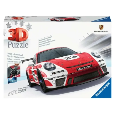 3D Puzzle - Porsche 911 GT3 Cup im Salzburg Design