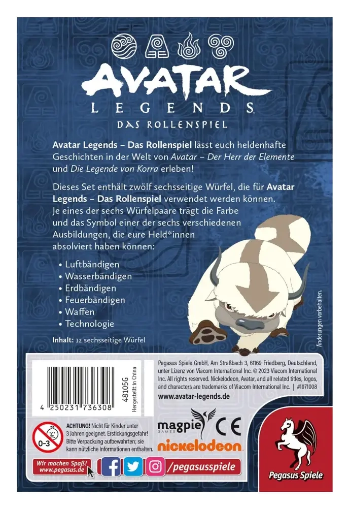 Avatar Legends – Das Rollenspiel: Würfelset