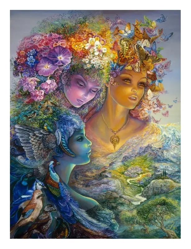 The Three Graces - Josephine Wall