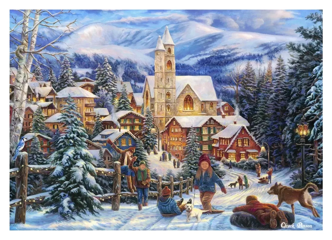 Sledding To Town