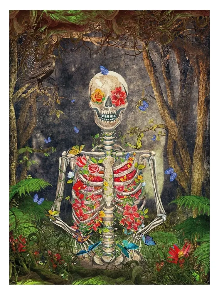 Blühendes Skelett