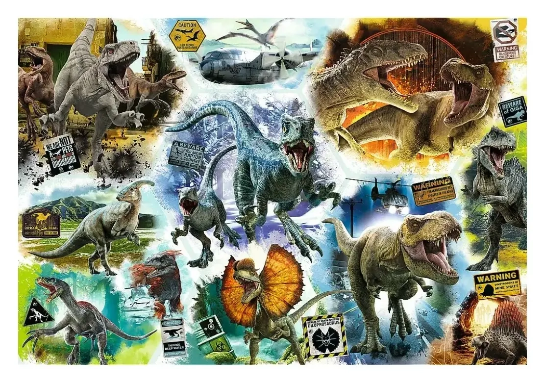 Jurassic World - Dinosaurier - Collage