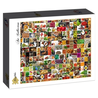 Collage - Küche in Farbe