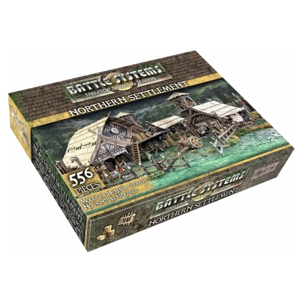 Battle Systems - Fantasy Terrain - Nördliche Siedlung - EN