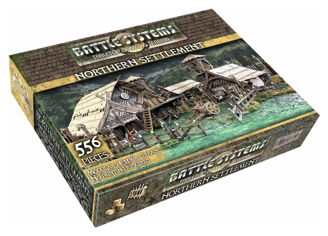 Battle Systems - Fantasy Terrain - Nördliche Siedlung - EN