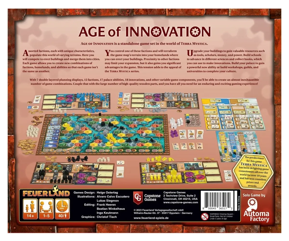 Age of Innovation – A Terra Mystica Game - EN