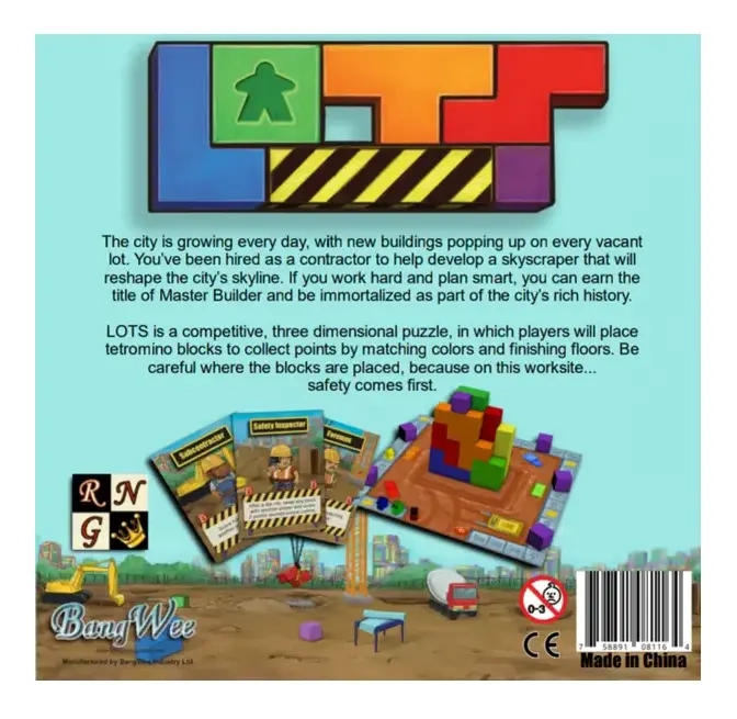 Lots: A Competitive Tower Building Game - EN
