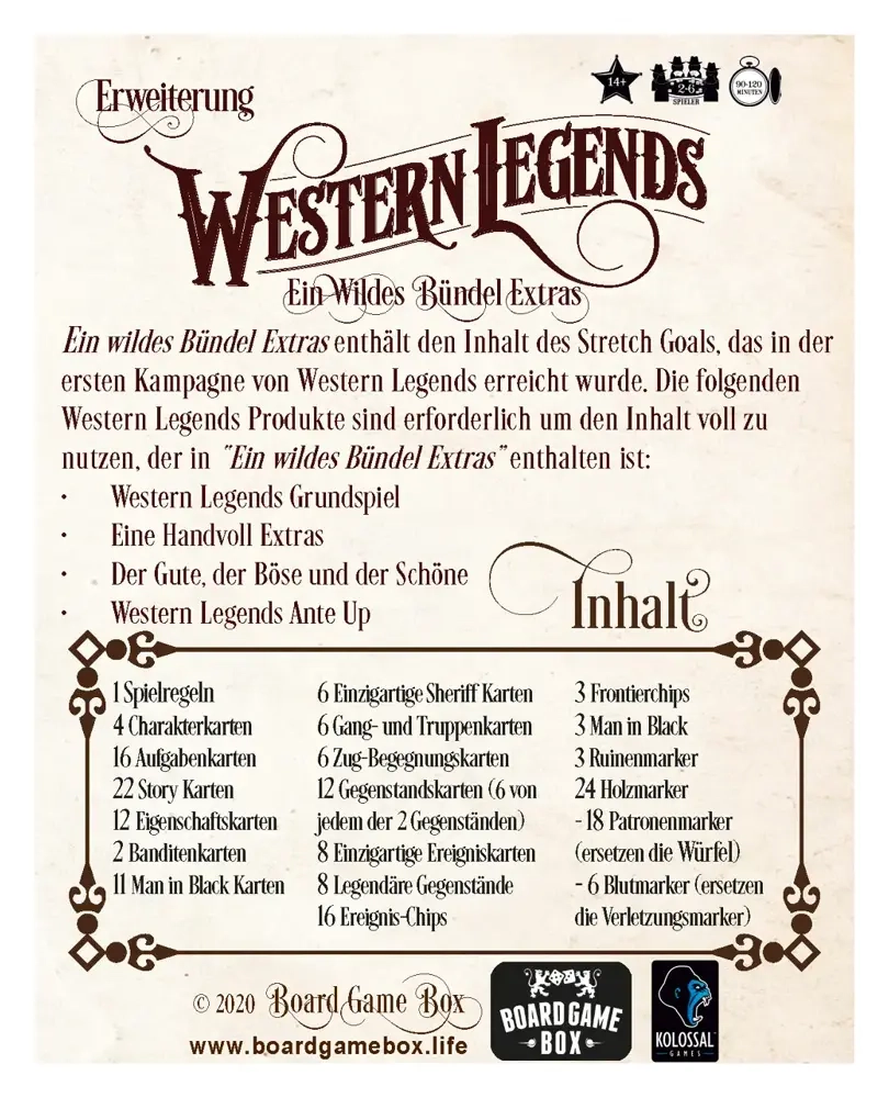 Western Legends - Ein Wildes Bündel Extras - Erweiterung