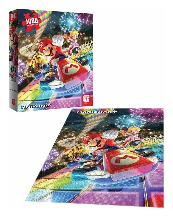Mario Kart Rainbow Road - 1000 Piece Puzzle