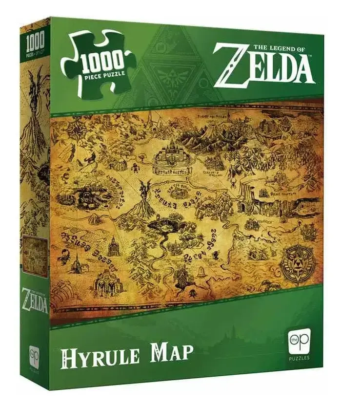 The Legend of Zelda Puzzle Hyrule Map