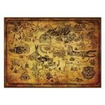 The Legend of Zelda Puzzle Hyrule Map