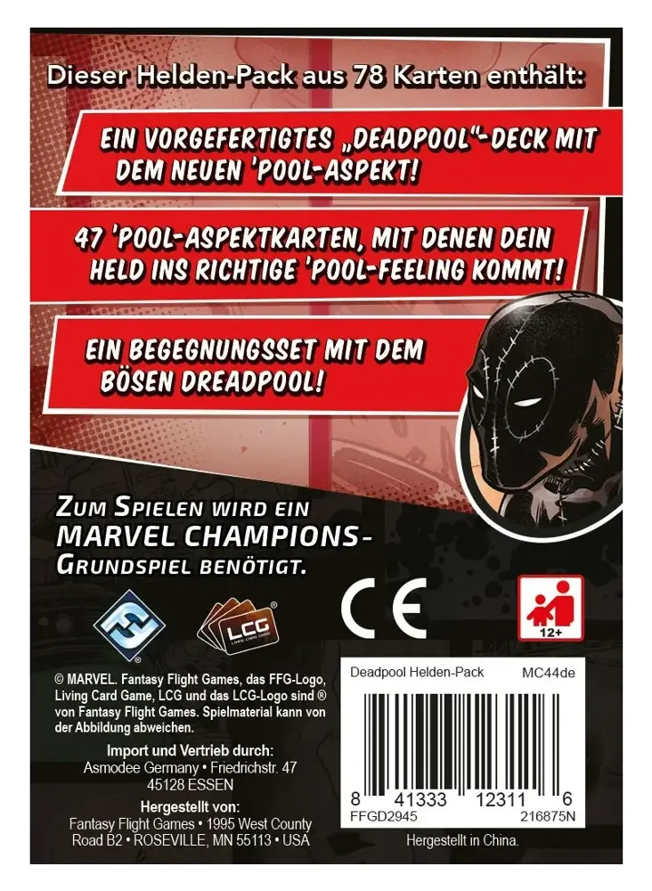 Marvel Champions: Das Kartenspiel – Deadpool Erweiterung