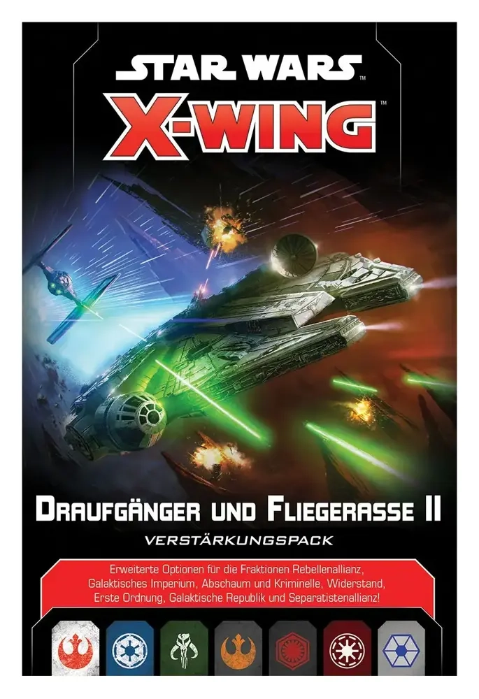 Star Wars: X-Wing 2. Edition – Draufgänger und Fliegerasse II
