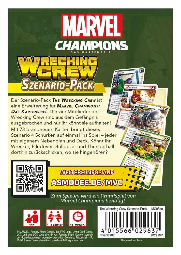 Marvel Champions: Das Kartenspiel - The Wrecking Crew