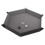 Magnetic Dice Tray Hexagonal Black/Gray