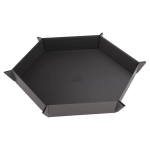 Magnetic Dice Tray Hexagonal Black/Gray