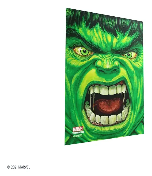 Gamegenic - Marvel Champions Art Sleeves - Hulk (50 Sleeves)