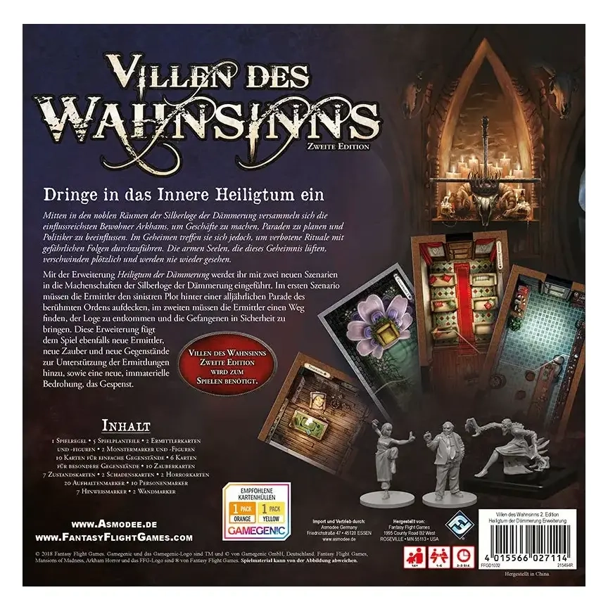 Villen des Wahnsinns 2. Edition - Heiligtum der Dämmerung - Erweiterung