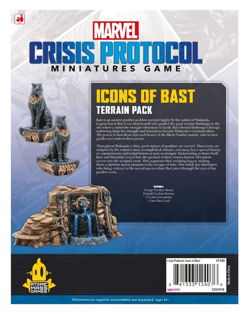 Marvel Crisis Protocol: Icons of Bast Terrain Pack (Geländeset Ikonen von Bast)