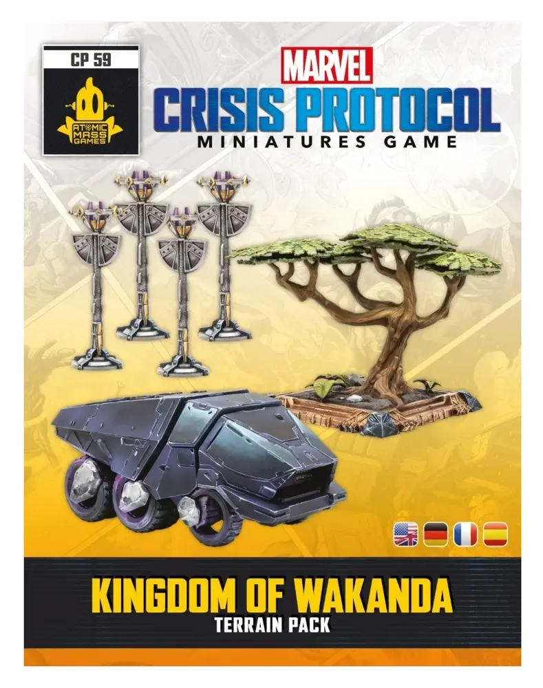 Marvel Crisis Protocol: Kingdom of Wakanda Terrain Pack (Geländeset Königreich Wakanda)