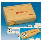 Domino in Holzkassette (28 Steine)