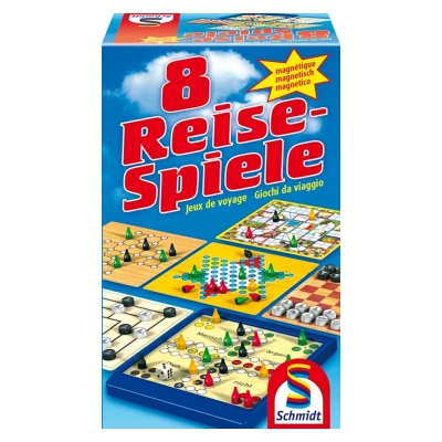 8 Reise-Spiele, magnetisch 