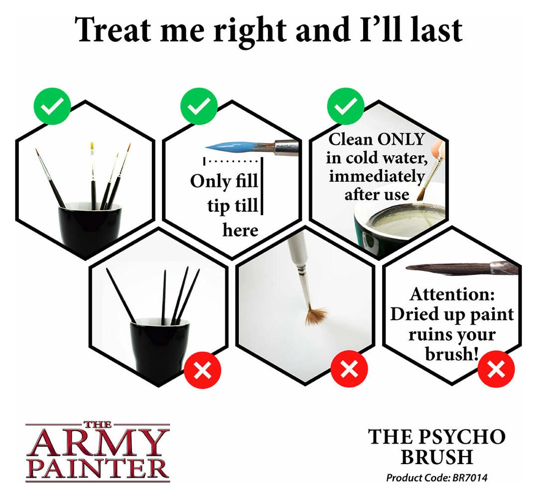 Brush The Psycho (Pinsel) - BR7014P