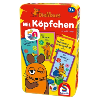 Die Maus, Mit Köpfchen (Metalldose)