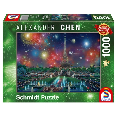 Alexander Chen, Feuerwerk am Eiffelturm