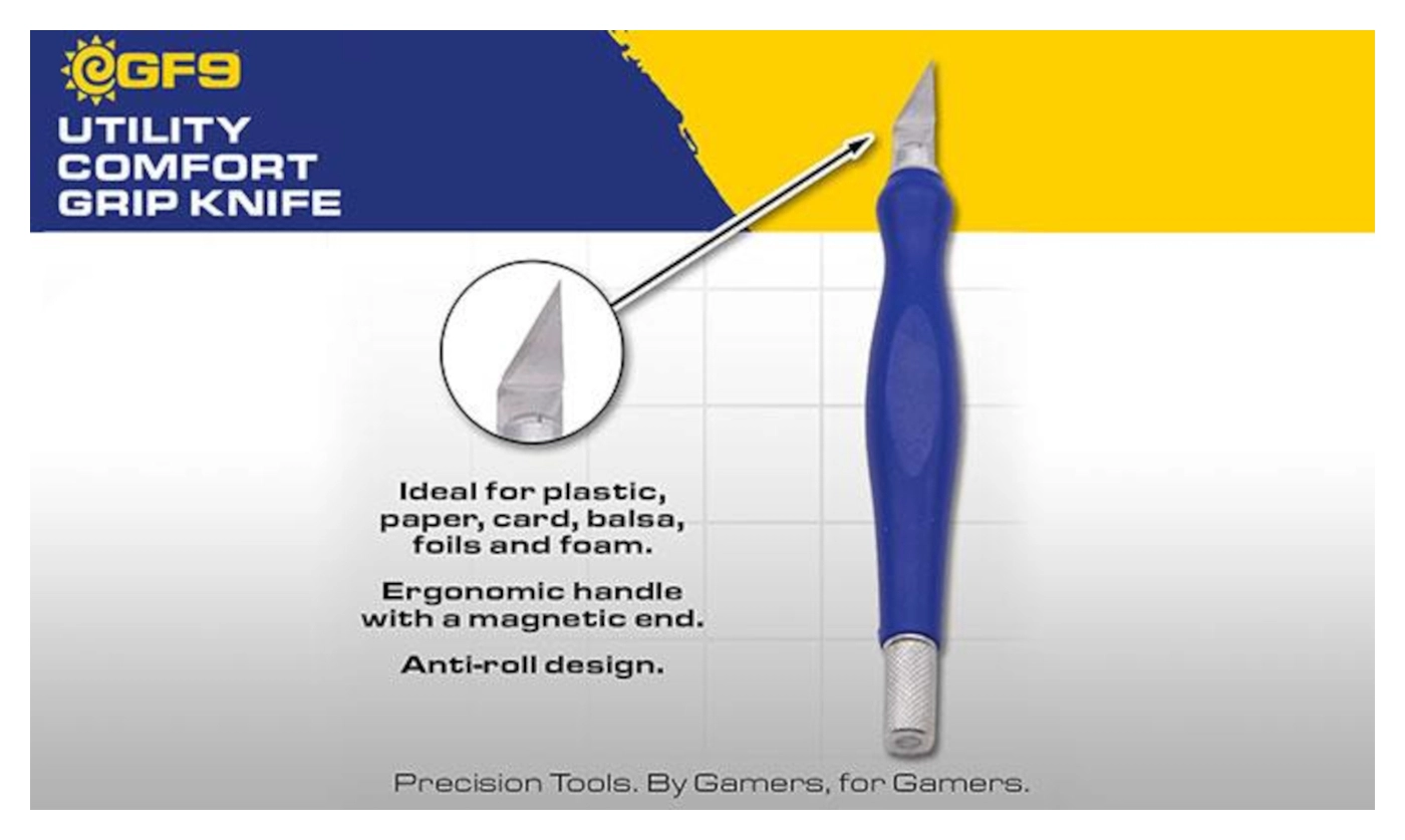 GF9 - Utility Comfort Grip Knife (x1)