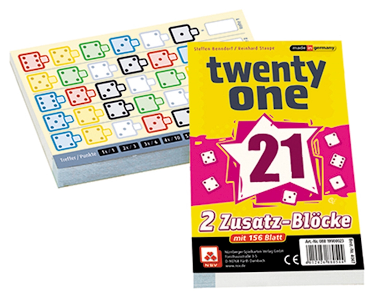 Twenty One – Ersatzblöcke (2 Stück)