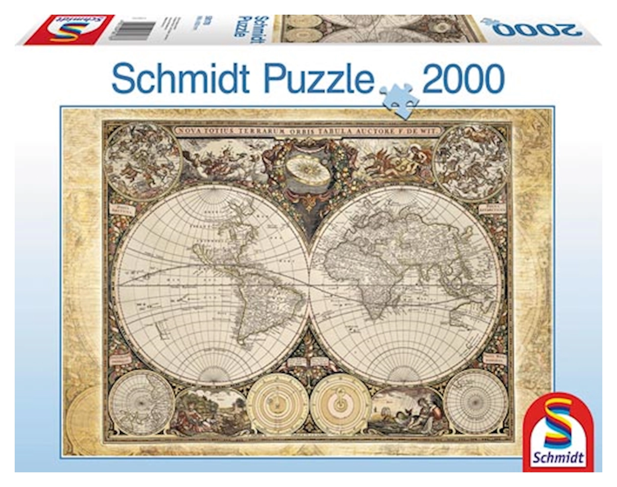 Historische Antike Weltkarte
