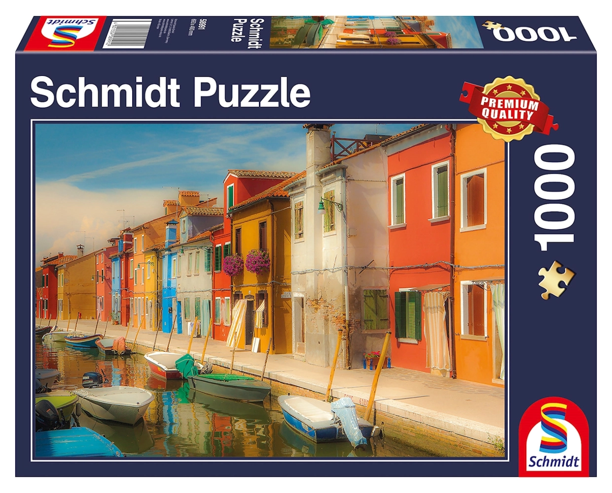 Bunte Häuser der Insel Burano